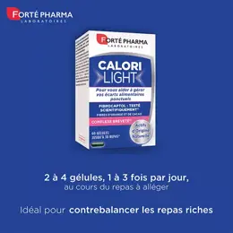 Forté Pharma Calorilight - Capteur de Graisses Minceur Perte de Poids 60 Gélules