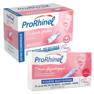 Sérum Physiologique Prorhinel Lot De 6 Boîtes De 30 Doses - Pour Nez Bouché Bébé, Neuf