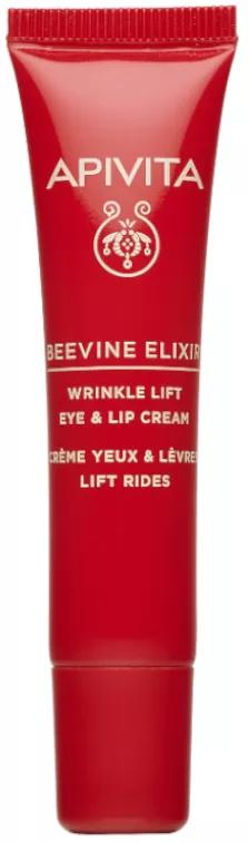 Apivita Wine Elixir Creme Anti-Rugas Efeito Lifting Contorno de Olhos e Labios  15ml