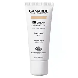 Gamarde BB Cream Soin Teinté 4 en 1 Peaux Claires Bio 40ml