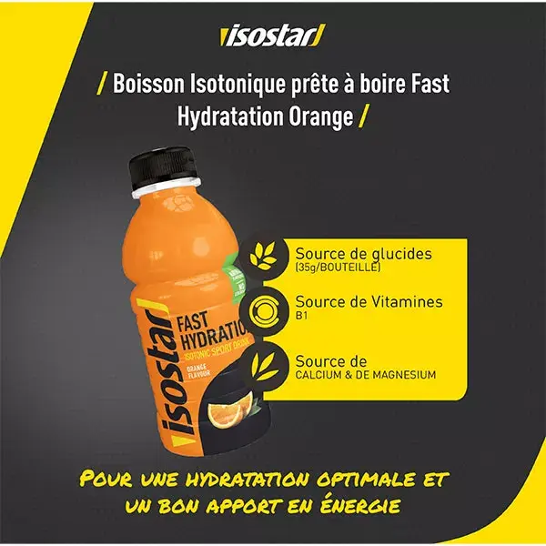 Isostar Fast Hydratation Naranja 500 ml