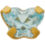 Boucle d'oreille Inverness 24K 896-3 Papillon aigue-marine