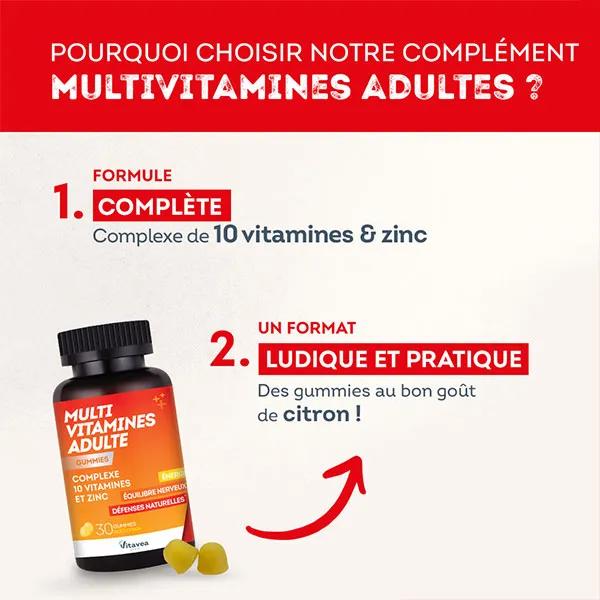 Vitavea Multi Vitaminas Adulto Energía Equilibrio Nervioso 30 gomitas