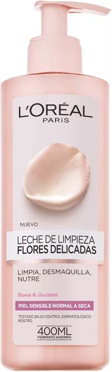 L'Oréal Paris Lait Démaquillant Fleurs Délicates 400 ml