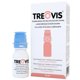 TREOVIS Solução Oftálmica Lubrificante 10 ml