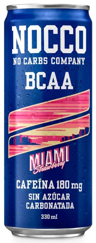 NOCCO BCCA Miami Strawberry Energy Drink 330 ml