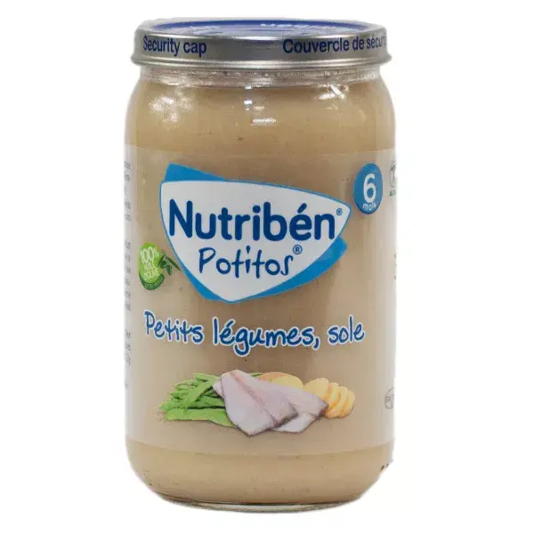 Nutriben Potitos Petits Légumes Sole 235g