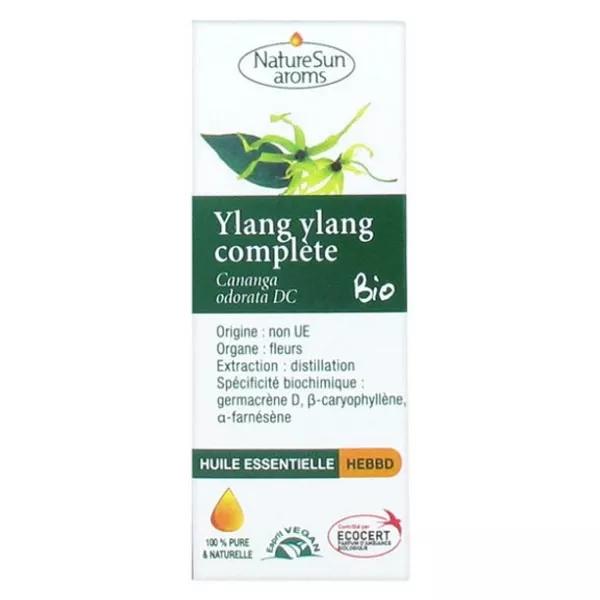 NatureSun Aroms Aceite esencial orgánico Ylang Ylang Completo 10ml