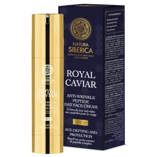 Natura Siberica Royal Caviar Anti-Wrinkle Day Cream Peptides SPF20 50 ml