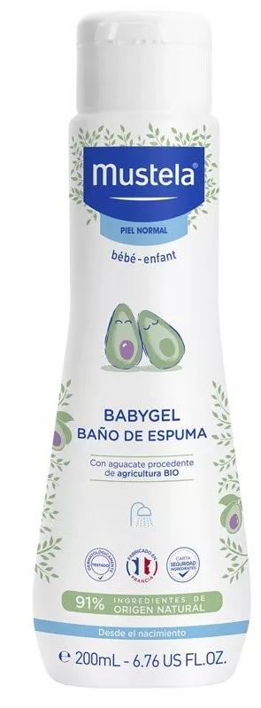Mustela Babygel Biologische Avocado Schuimbad 200 ml
