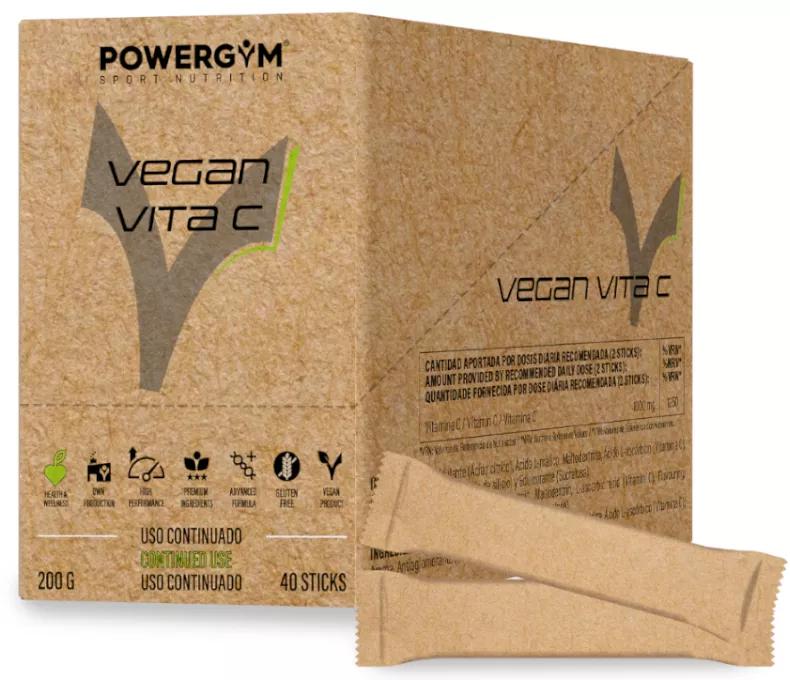 POWERGYM Végétalien Vita C 40 Sticks