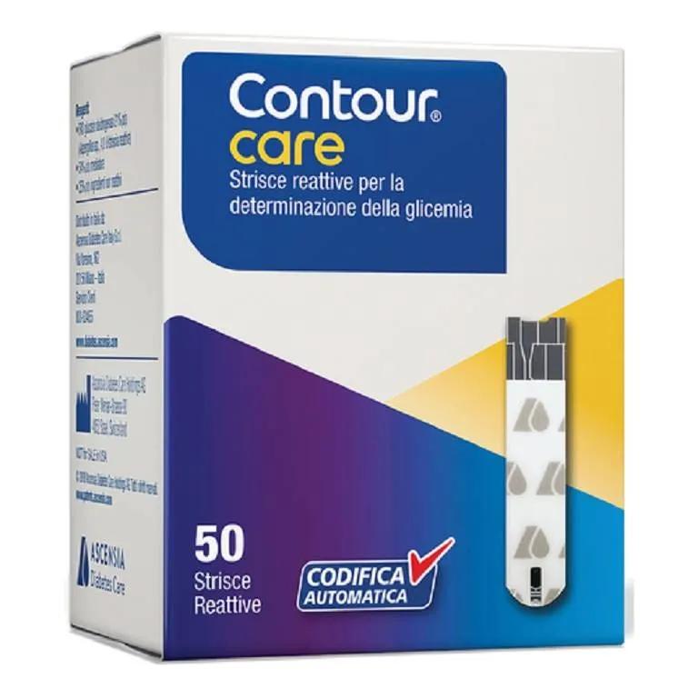 Contour Care Strisce Controllo Diabete e Glicemia 50 Strisce