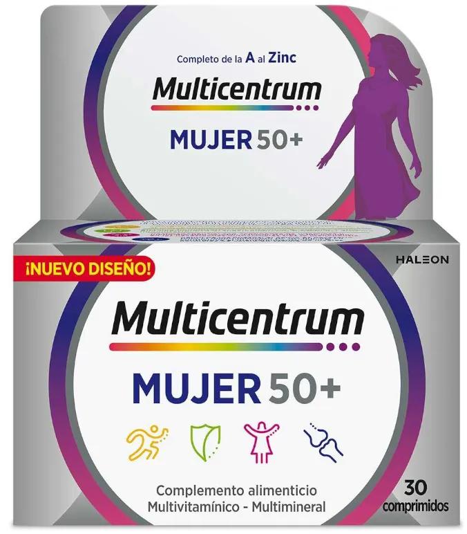 Multicentrum 50+ Vrouw 30 Tabletten