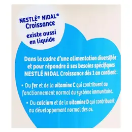 Nidal Croissance 3ème Age dès 1 an