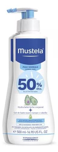 Crema hidratante Mustela para bebés de 500ml con dosificador