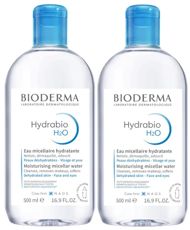 Bioderma Hydrabio Mizellenlösung Wasser H2O 500ml Duplo