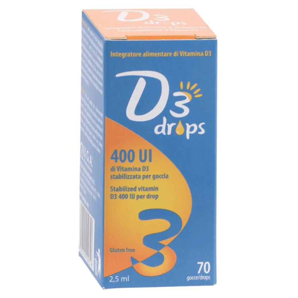 D3 Drops 400 UI Integratore Vitamina D 2,5 ml