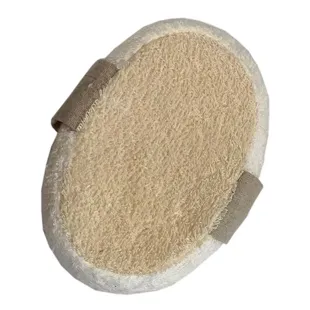 Esponja de banho de linho e algodão Naturabio Cosmetics