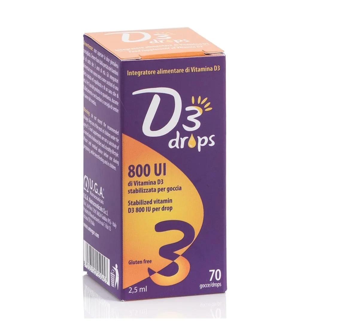 D3 Drops 800 UI Integratore Vitamina D 2,5 ml