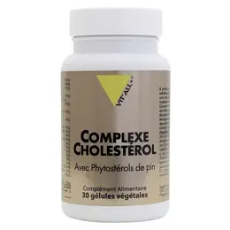 Vit'all+ COMPLEXE CHOLESTEROL avec Phytostérols de pin 30 gélules végétales