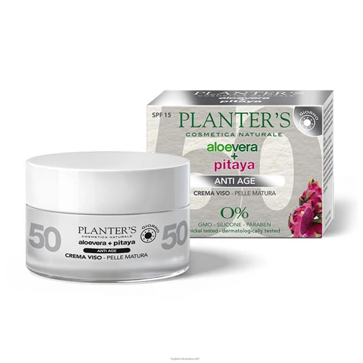 Planter's Crema Viso Giorno AntiAge all'Aloe + Pitaya 50 ml