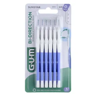 Gum Scovolino Bi-Direction 0,6mm Blu Lavanda 6 unità