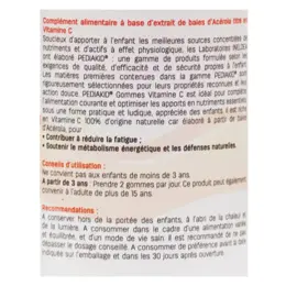 Pediakid Gommes Vitamine C 60 oursons