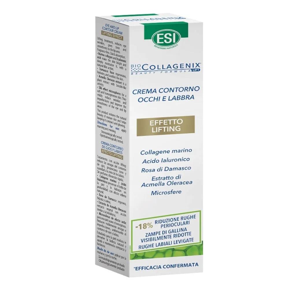 Esi Biocollagenix Crema Contorno Occhi e Labbra Effetto Lifting Anti-Rughe 15 Ml