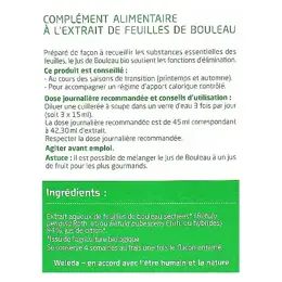 Weleda Détox et Vitalité Jus de Bouleau Bio 250ml