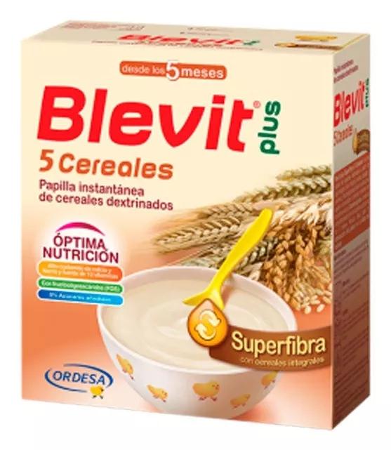 Blevit Plus Superfibra 5 Cereais 600 gramas