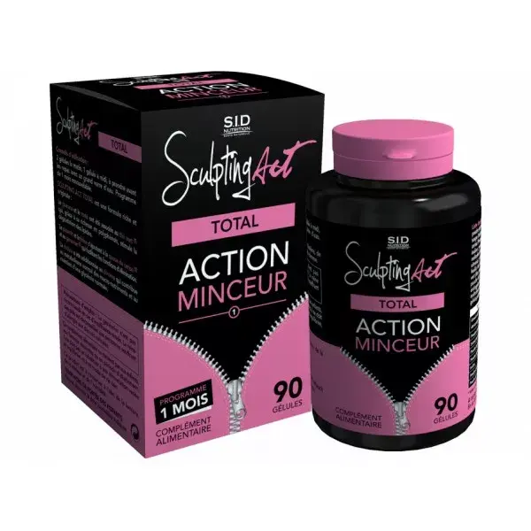 SID Nutrition Sculpting Act Total Action Minceur 90 gélules