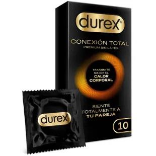 Durex Conexión Total Preservativo Ultra Fino Sin Látex 10 uds