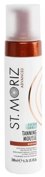 St. Moriz Mousse Autobronzeadora Corretora de Cor Tom Medium 200 ml