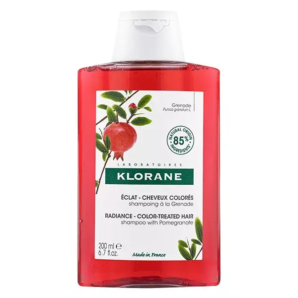 Klorane Grenade Shampoing Éclat Cheveux Colorés 200ml