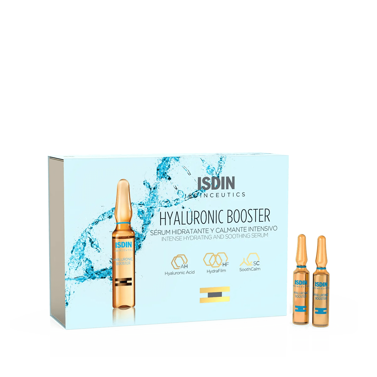 Isdin Isdinceutics Hyaluronic Concentrate Booster Siero per Pelle più Luminosa 10 Fiale