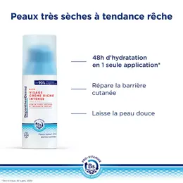 BepanthenDerma Crème Riche Intense Visage Peaux Très Sèches à Tendance Rêche 50ml