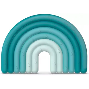 Suavinex Rainbow Silicone Teether Blue +0m