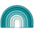 Suavinex Rainbow Silicone Teether Blue +0m