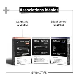 Aragan - Synactifs - Magnactifs® - Fatigue, Stress - Magnésium - 60 gélules