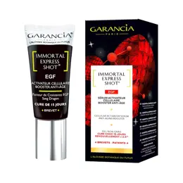 Garancia Immortal Express Shot EGF Sérum Activateur Cellulaire Booster Anti-Âge 15ml