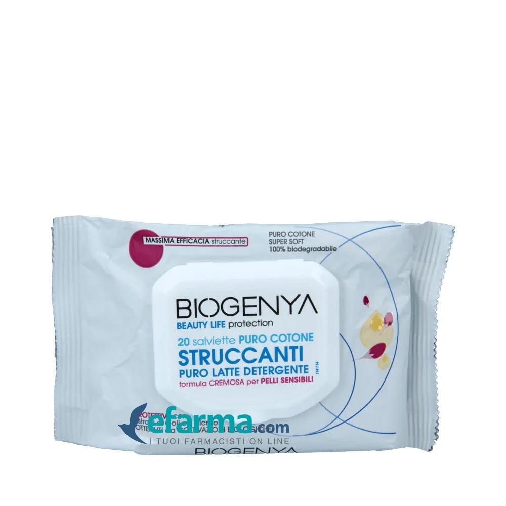 Biogenya Salviettine Struccanti Pelle Sensibile  20 Pezzi