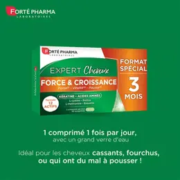 Forté Pharma Expert Cheveux Force & Croissance du cheveu 90 comprimés