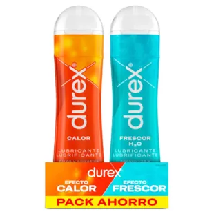 Durex Lubrifiant Cool 50 ml + Lubrifiant Chaleur 50 ml