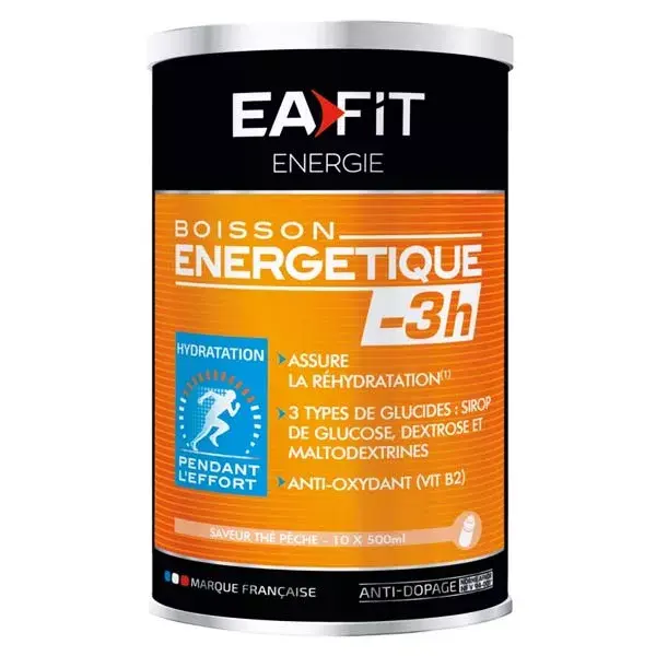 Eafit Energy Drink - 3h Peach Tea Flavour 500g