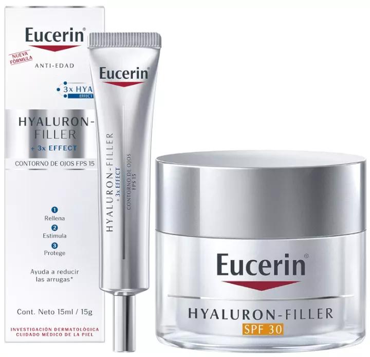 Eucerin Hyaluron-Filler Dagcrème SPF30 50 ml + Oogcontour 15 ml