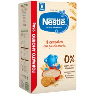 Nestlé Porridge 8 Cerealien mit Maria Cookie +6m 950 gr