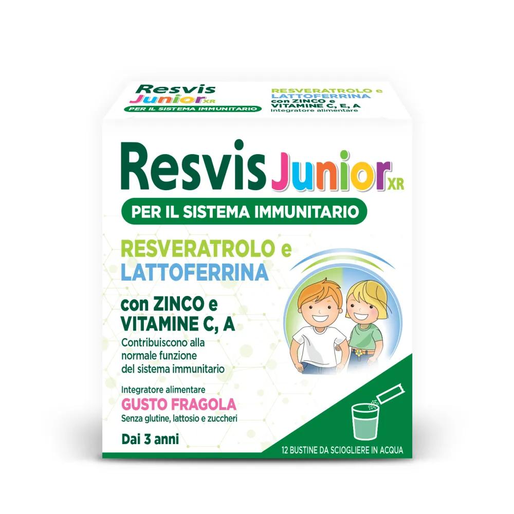 Resvis Junior XR Integratore per il Sistema Immunitario 12 bustine