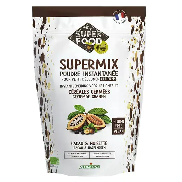 Germline Supermix Desayuno con Cacao y Avellana Bio 350g