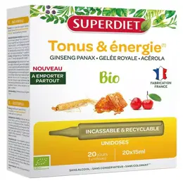 Superdiet Ginseng Gelée Royale Bio 20 unidoses