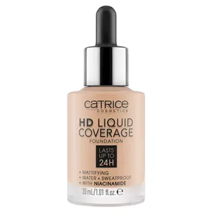 Fondotinta liquido ad alta coprenza Catrice Visage HD n. 030 Beige Sabbia 30ml